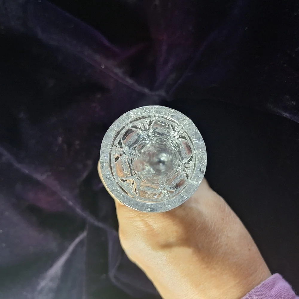 Elegant Clear Glass Vase